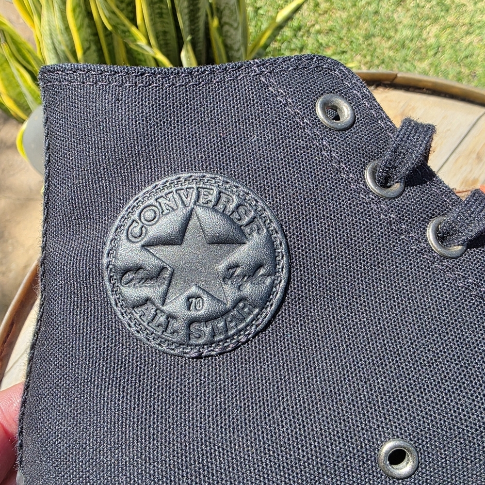 Converse Chuck Taylor All Star 70 Black High-Top Sneakers, Unisex Sizing - Picture 10 of 11